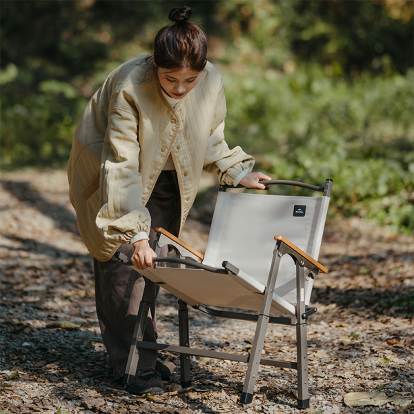 Кресло туристическое Naturehike Xing wang T01 складное 53х63х83 см, нагрузка до 150 кг, бежевое