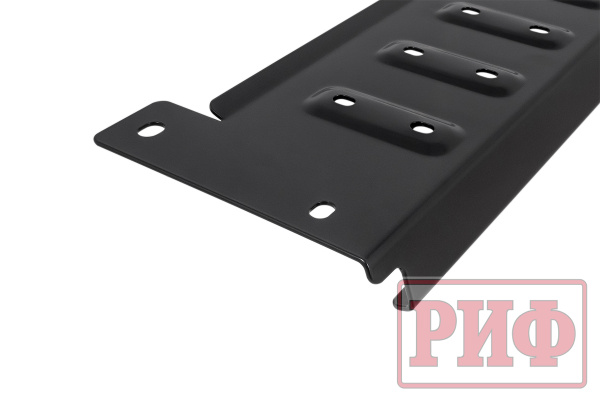 Защита радиатора под бампер РИФ для Toyota Land Cruiser 200 2007-2015 сталь