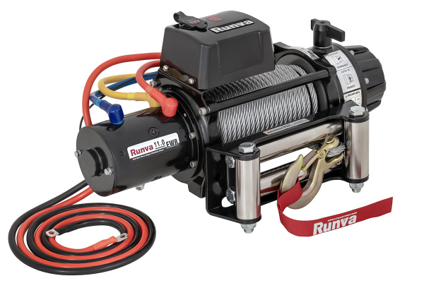 Лебёдка электрическая 12V Runva 11000 lbs 5000 кг (влагозащищенная)