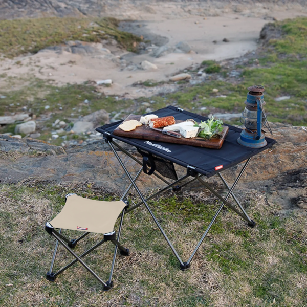 3 Табурет Naturehike складной, бежевый, до 100 кг