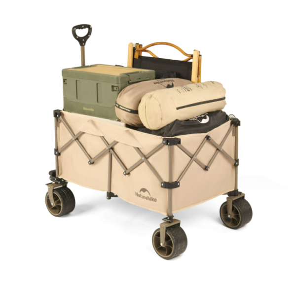 Тележка туристическая Naturehike Rubiks Cube 69,5х45х47,5 см, 80 л, бежевая