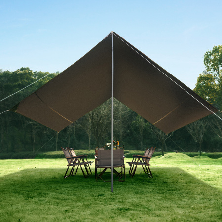 Тент кемпинговый Naturehike 3,8Х5 м., янтарный