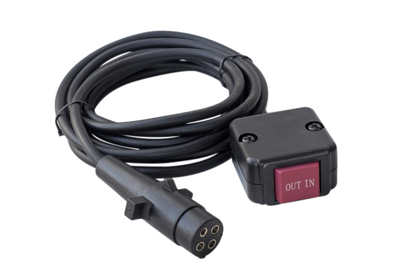 Лебёдка электрическая 12V Runva EWT4500ASR 2041 кг (синтетический трос)