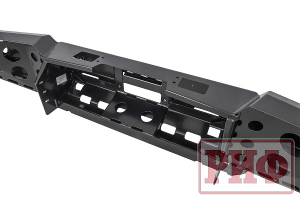 Бампер РИФ силовой передний TLC 200 2007-2015 c доп. фарами и защитой бачка омывателя