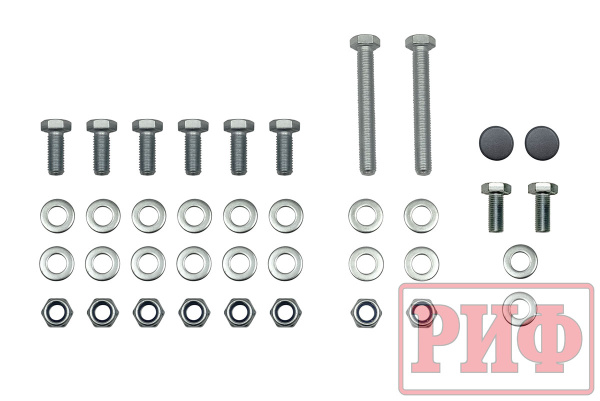 Бампер РИФ силовой передний/защита штатного бампера Toyota Land Cruiser Prado 150 2013-2017 c защитой радиатора