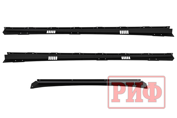 Багажник экспедиционный (платформа) алюминиевый РИФ 1300x2080 мм для Nissan Patrol Y62 (с крепежом)