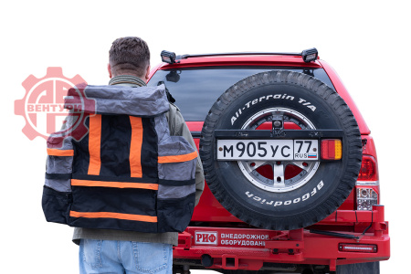 Сумка для вещей на запасное колесо черная Telawei