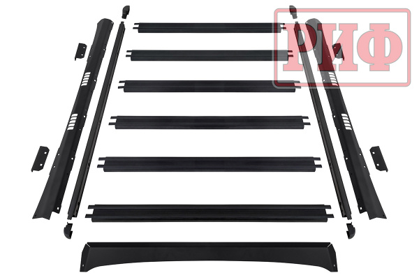 Багажник экспедиционный (платформа) алюминиевый РИФ 1150x1420 мм JAC T8, SOLLERS ST8 (с крепежом)