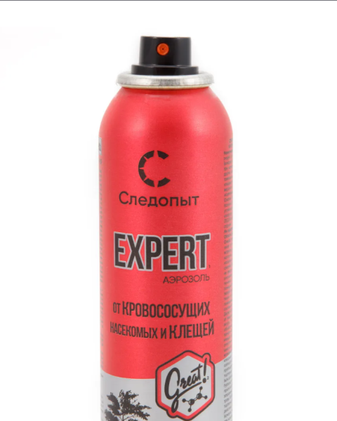 Репеллент СЛЕДОПЫТ EXPERT GREAT FORMULA, от всех видов летающих насекомых и клещей