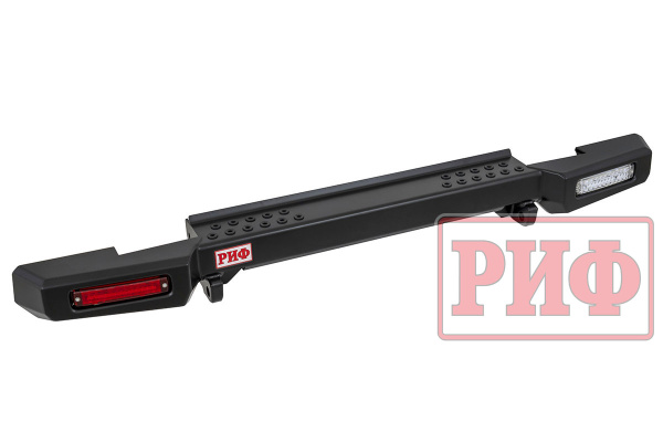 Бампер РИФ силовой задний УАЗ Хантер с фонарями, возмож. установ. фаркопа, лифт 65 мм