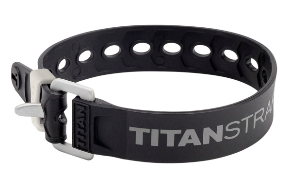 Ремень крепёжный TitanStraps Super Straps ЧЕРНЫЙ L = 36 см (Dmax = 9,5 см, Dmin = 3,2 см)