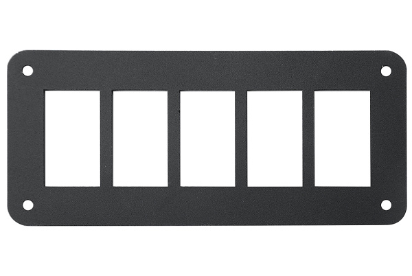 Панель кнопок монтажная пять отверстий
