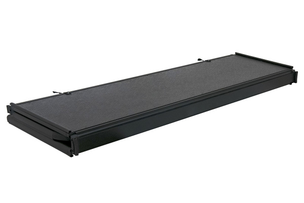 Крышка кузова Toyota Hilux Revo 2015+, трёхсекционная, алюминиевая, черная