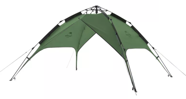 3 Палатка Naturehike 3-местная, быстросборная, зеленая