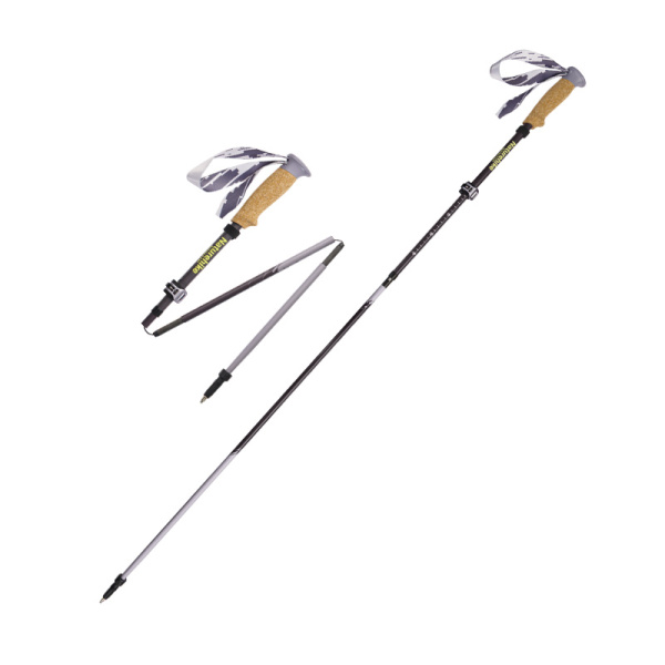 Палки треккинговые Naturehike Sunsia 3-EXT, карбон, 5-секционные, 115-135 см, фиолетовые, 2 шт