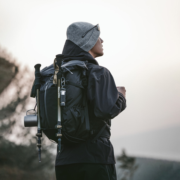 Рюкзак туристический Naturehike Helium Series 30+5 л, черный