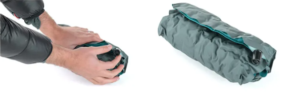 Подушка самонадувающаяся Naturehike 46х27х9,5 см, желтая