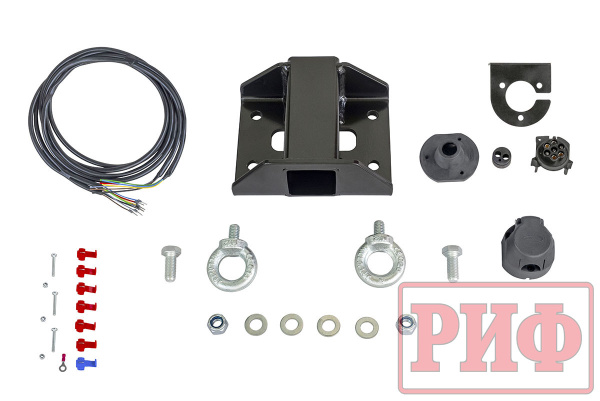Фаркоп для заднего бампера РИФ с площадкой под лебёдку (без шара и переходника)