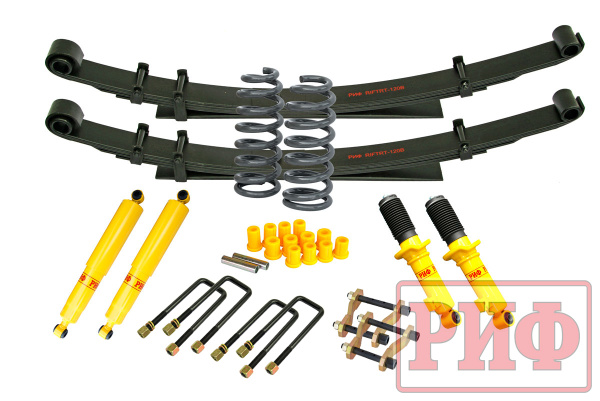 Лифт-комплект РИФ Mitsubishi L200 2015+, Fiat Fullback 2016+ мягкий лифт 40 мм