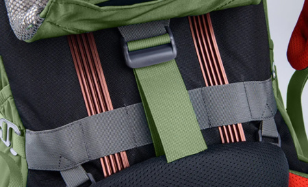 Рюкзак туристический Naturehike 55 л, зеленый