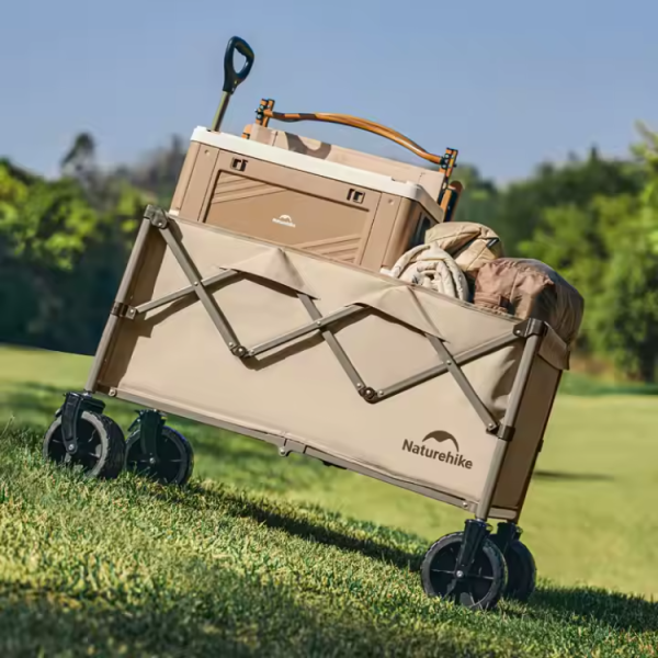 Тележка туристическая Naturehike Light 107х60х80 см, 250 л, коричневая