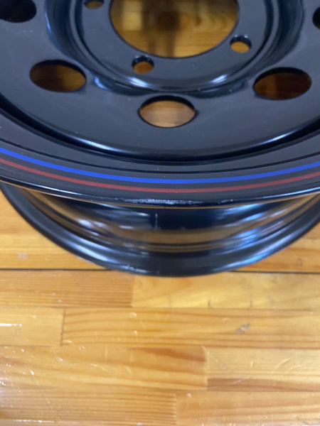 Диск усиленный УАЗ стальной черный 5x139,7 7xR16 d110 ET-3 (уценка)