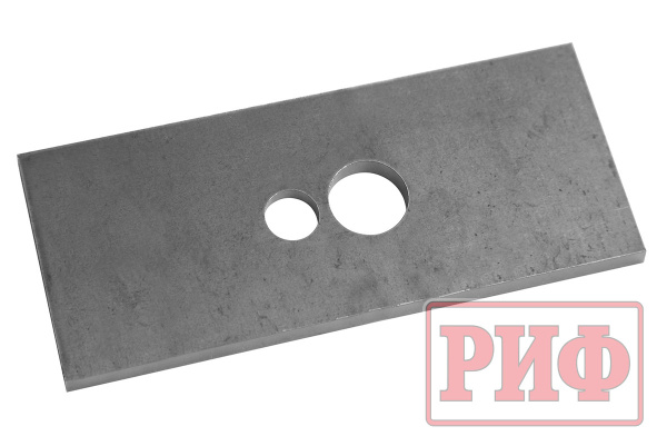 Проставка рессора-мост для ГАЗ Соболь 165х70х6 , диаметр отв. 22 мм Проставка рессора-мост для ГАЗ Соболь 165х70х6 , диаметр отв. 22 мм