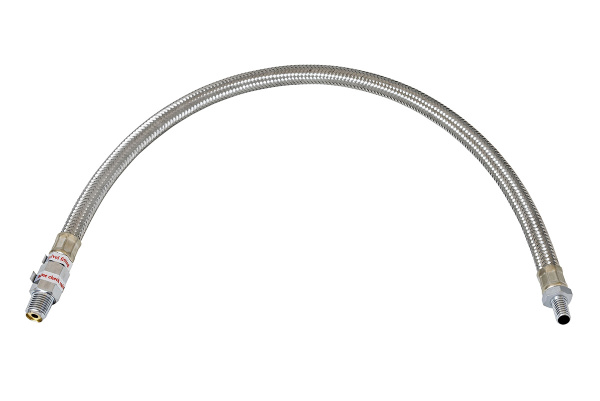 Шланг метализированый  50 см с обратным клапаном, 1/8 Шланг метализированый  50 см с обратным клапаном, 1/8