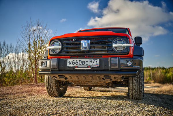 Бампер РИФ силовой передний TANK 300 c защитой радиатора (уст. с площадкой RIFT30-30000)