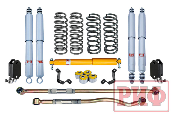 Лифт-комплект РИФ Gas для Toyota Land Cruiser 80/105 лифт 50 мм жесткий