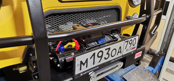 Бампер РИФ силовой передний УАЗ Буханка усиленный с защитной дугой