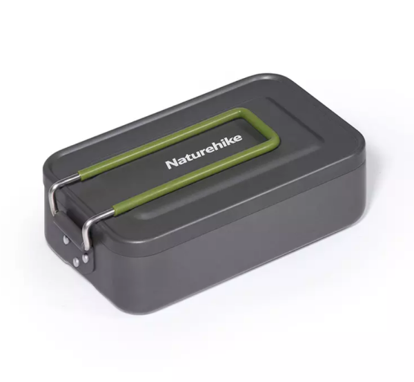 Котелок прямоугольный Naturehike 1 л., алюминиевый