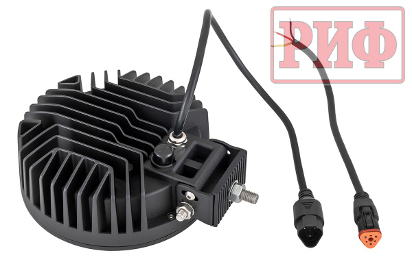 Светодиодная фара водительского света РИФ 178 мм 90W LED