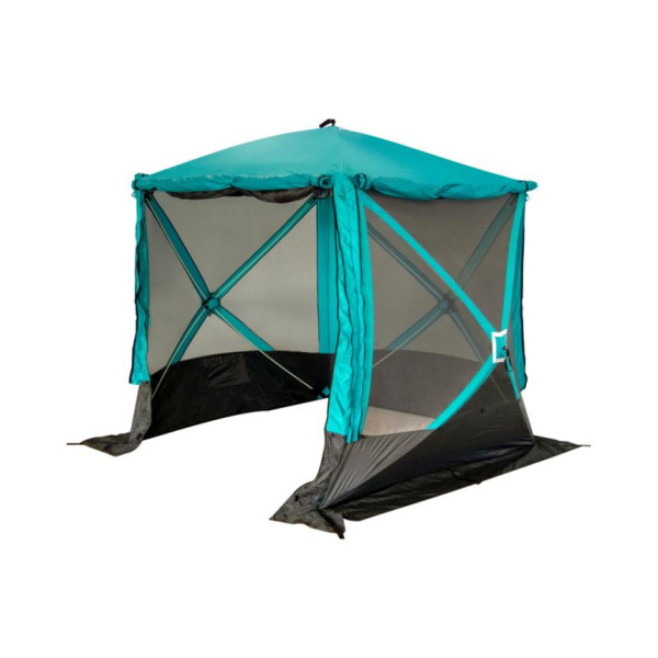2 Шатер СЛЕДОПЫТ быстросборный, 2,1х2,1 м, h-2,05 м, S по полу 4,4 кв.м, цв. WATERFALL