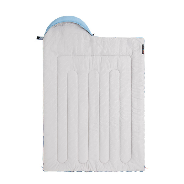 Мешок спальный Naturehike Envelope Down L250, (190+30)х75 см, (правый), (ТК: +9C), голубой