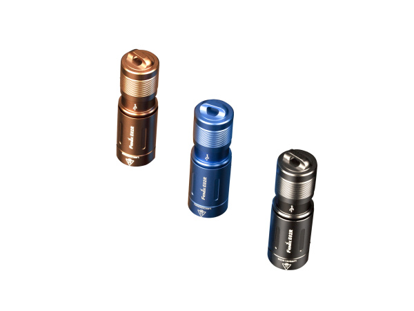 5 Фонарь Fenix E02R, черный, 200 люмен