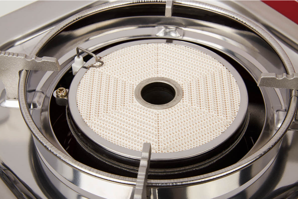 Плита газовая TOURIST SOLARIS PLUS портативная, керамическая, с переходником, в кейсе