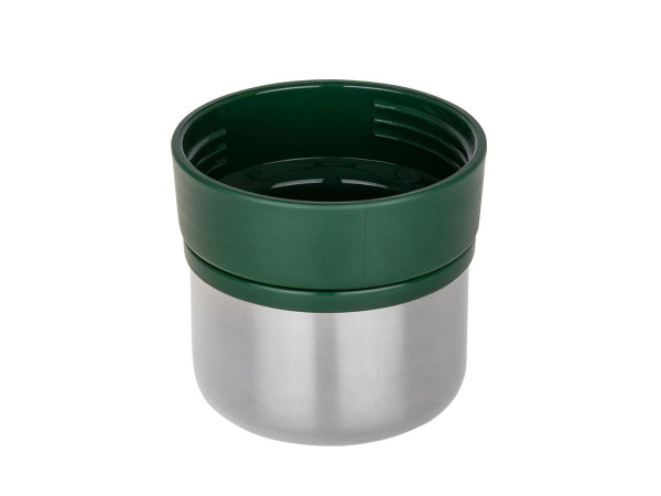 Термос ТОНАР 750ML с ситечком зеленый (2 крышки-кружки)