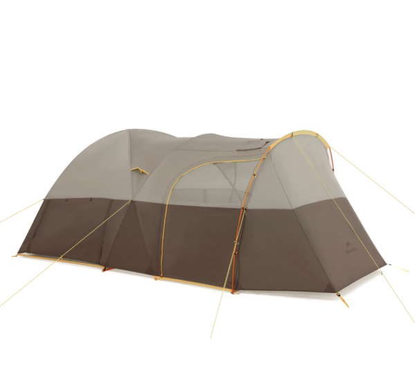 Палатка Naturehike KOTA 6, 6-местная, алюминиевый каркас, серо-коричневая
