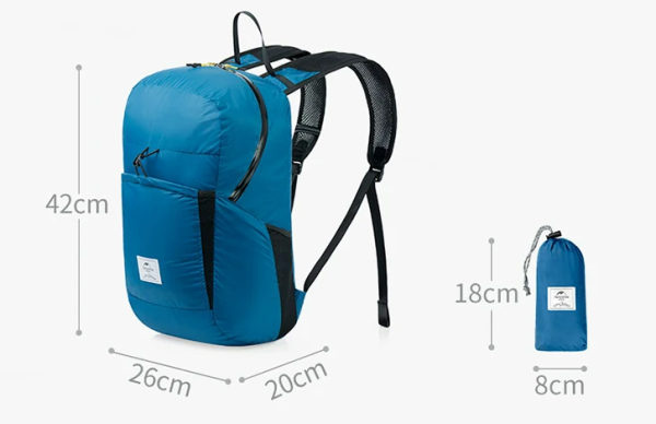 2 Рюкзак Naturehike 22 л, черный