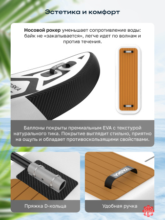 Велосипед водный надувной YASKA WaterTrek одноместный