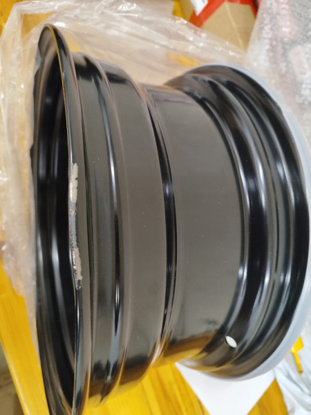 Диск усиленный УАЗ стальной черный 5x139,7 7xR15 d110 ET+25 (треугольник мелкий)