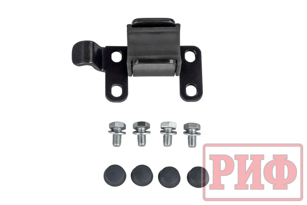 Бампер задний силовой/защита штатного бампера РИФ Renault Duster 2015-2020 c квадратом под фаркоп