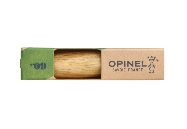 Нож Opinel №9, нержавеющая сталь, дубовая рукоять